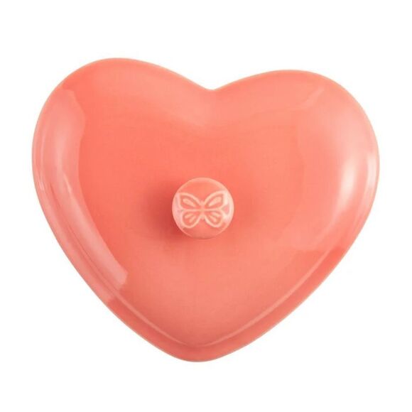 🦋 New Pioneer Woman Pink Mini Heart Shaped Ceramic Casserole Baking Dish - Picture 6 of 9